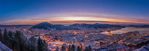 Zima W Bergen Norwegia Zdjęcia Bezpłatne i z licenncją Royalty Free