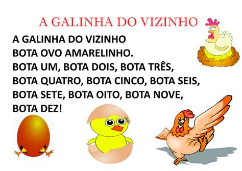 Parlenda A Galinha Do Vizinho Para Imprimir