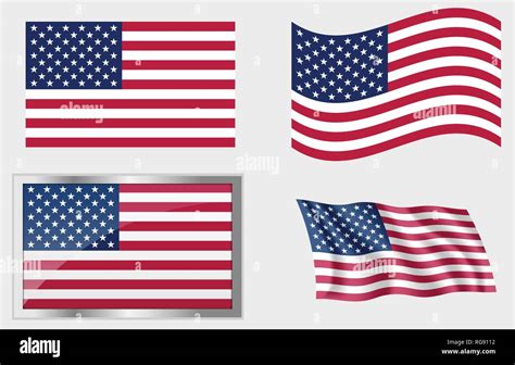 Historic Flag Of The United States 50 Stars Stock Vector Image And Art