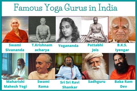 10 Most Famous Yoga Gurus In India So Far Fitsri Yoga