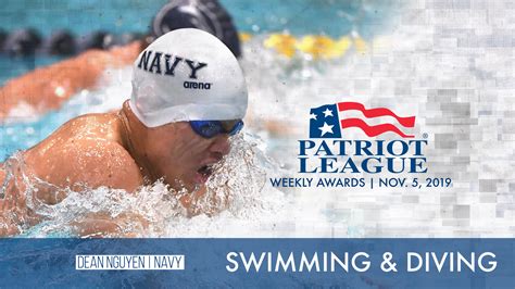 Patriot League Announces Swimmers And Divers Of The Week 11519