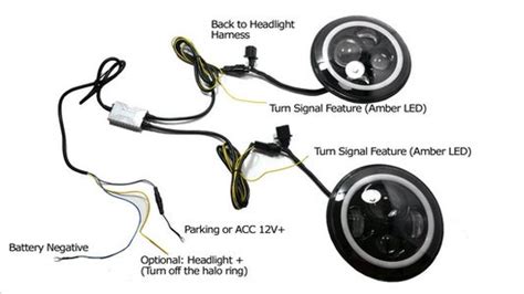 Install Jeep Wrangler Led Headlights 10 Steps Instructables