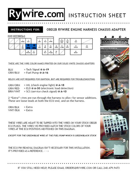 Check spelling or type a new query. OBD2b Chassis Adapter Instructions | Rywire Blog ...