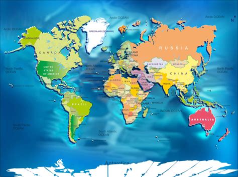 2023 World Map With Countries Big Size 2022 World Map With Major Gambaran