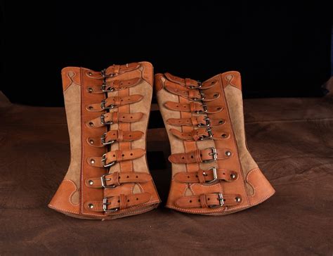 Mexican Polainas Leather Half Chaps Circa 1930s — Old West Collector