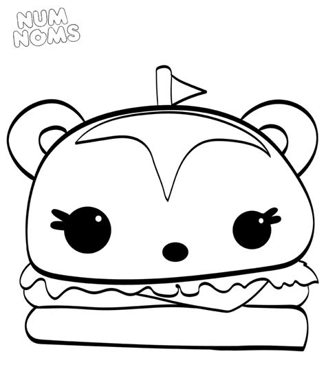 Num noms are very popular with children. 20 Free Printable Num Noms Coloring Pages