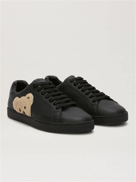 New Teddy Bear Tennis Sneakers In Black Palm Angels® Official