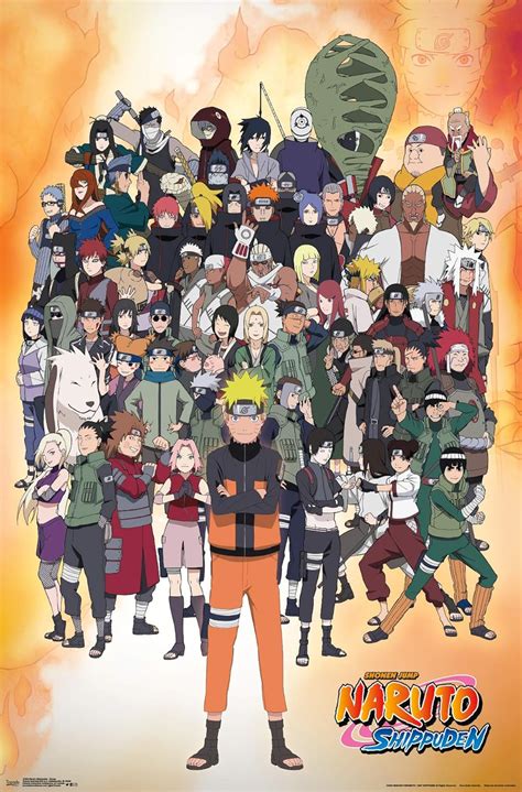 Trends International Naruto Shippuden Group Wall Poster 22375 X 34