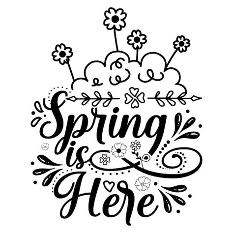 Premium Vector Spring Is Here Welcome Spring