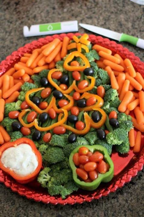 Veggie Platters For Kids 10 Christmas Party Trays Christmas Veggie