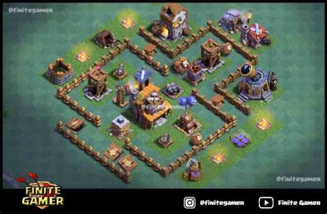 Here is the second bh4 base which is the most powerful base.the setting of the crusher and the double canon will be very confusing for the enemy. 15+ Best Builder Hall 4 Base With Copy Link (2021 ...