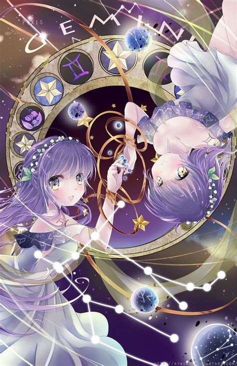 Zodiac Constellation Anime Zodiac Anime Art Fantasy Constellations