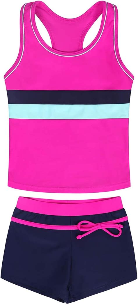 Adoradouble Girls Swimming Costume 2 Piece Swimsuit Separates Childs