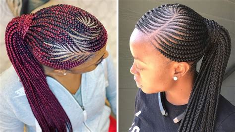 Luckily for everyone, there is no shortage of pictures featuring latest ghana weaving hairstyles , so if you want. ️😍 2020 Ghana Weaving Styles : Latest Ghana Weaving For ...