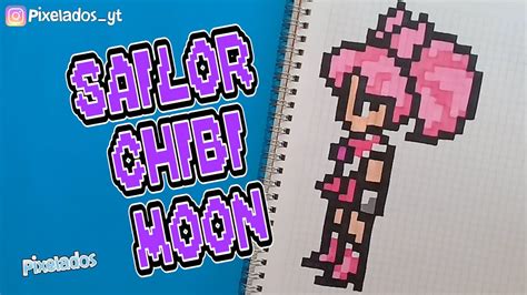 Como Dibujar Sailor Chibi Moon Pixel Art Pixelados Youtube