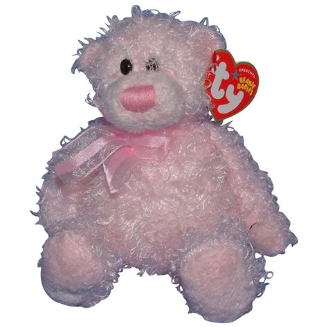 Ty Beanie Baby Delights MWMT Pinkys Bear Pink Ear Tag EBay