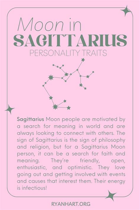 Sagittarius Moon Sign Personality Traits Ryan Hart