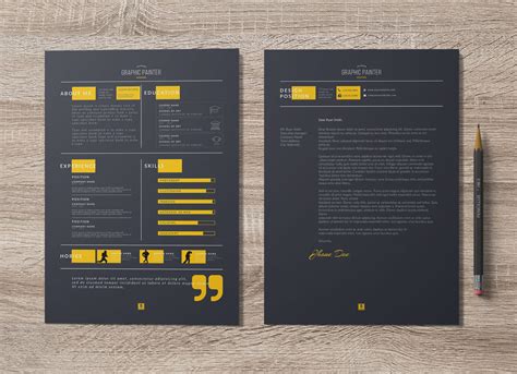 Maybe you would like to learn more about one of these? Free Dark & Light PSD & Word Resume Template, Cover Letter ...