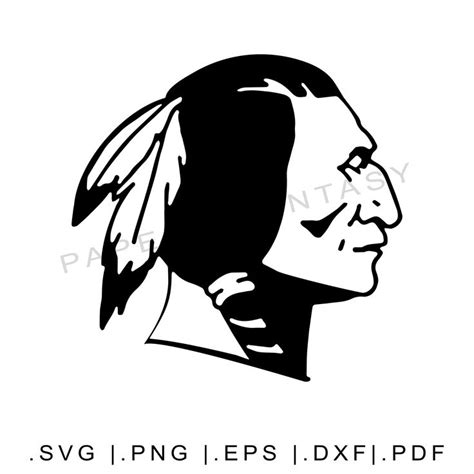 Excited To Share This Item From My Etsy Shop Indian Chief Head Svg