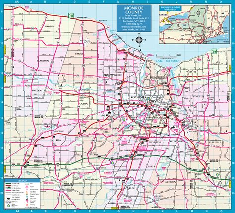 Rochester Ny Map Free Printable Maps