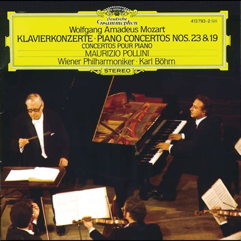 ‎mozart Piano Concertos Nos 23 And 19 De Maurizio Pollini Filarmónica
