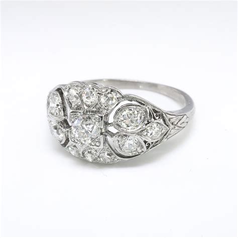 Edwardian Diamond Engagement Ring 63ct Tw Circa 1920s Old European
