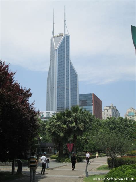 If the lot is full, drivers may go to the top level where a vehicle bridge to the international parking garage is located. Shimao International Plaza - The Skyscraper Center