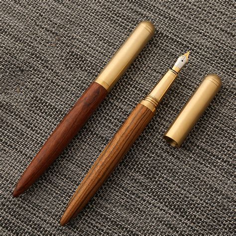 Luxury Wood Fountain Pen Ink Pen Nib 07mm Students Calligraphy Pen For