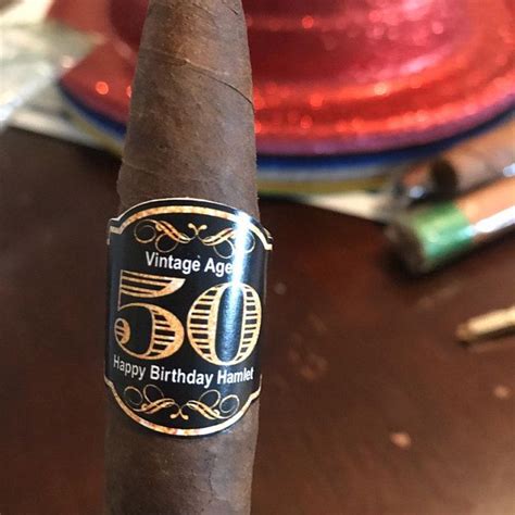 Custom Milestone Birthday Cigar Labels Party Favor 30th 40th Etsy