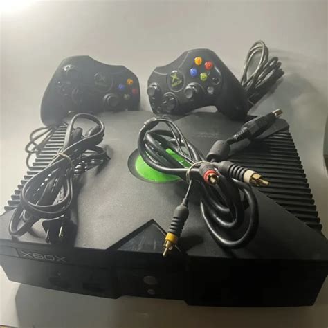 Original Xbox Microsoft Console Video Game System Complete Bundle