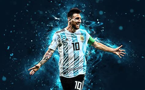 Messi Argentina Wallpaper 4k Lionel Messi Argentina Portrait 2018 Hd