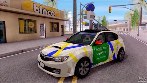 Google maps car spotting is fun! Subaru Impreza Google Street View Car para GTA San Andreas