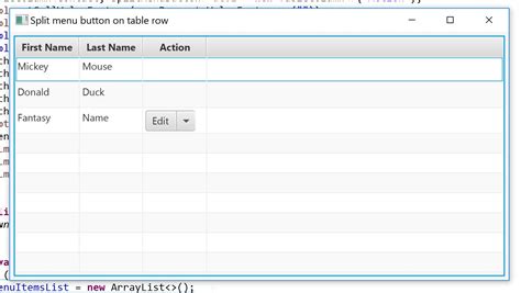 JavaFX TableView自定义单元渲染拆分菜单按钮 IT宝库