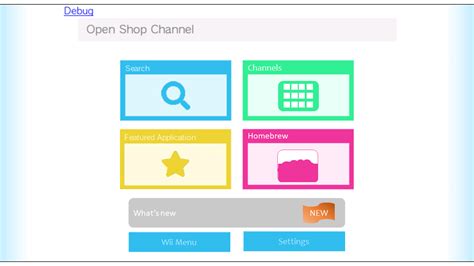 Some Screenshots From Open Shop Channel On Wii Shop The