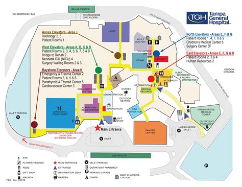 Campus Map | Tampa General Hospital | Campus map, General hospital, Campus