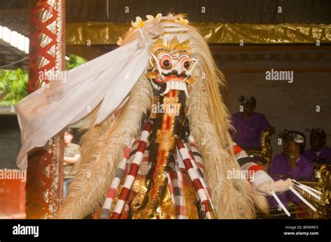 Performer At A Barong And Kris Dance In Bali Indonesia Stock Photo Alamy