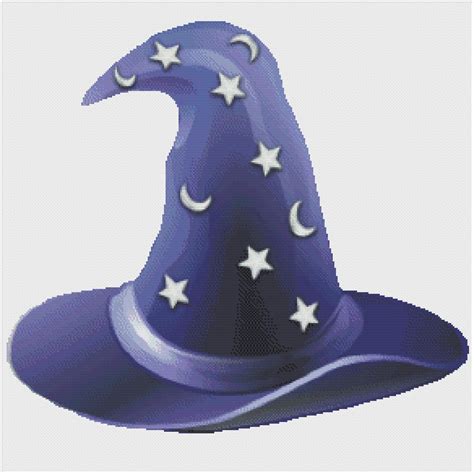 Magical Wizards Hat Mystical Sorcerers Hat Etsy Counted Cross