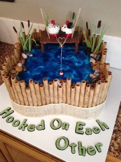 Fishing Grooms Cake For Our Son