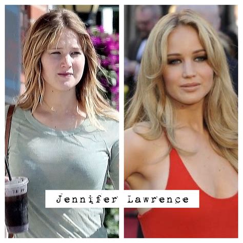 before after photoshop jennifer lawrence