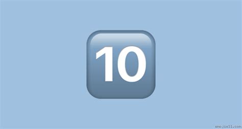 🔟 Meaning Keycap 10 Number 10 Emoji Copy Emoji Dictionary 📓