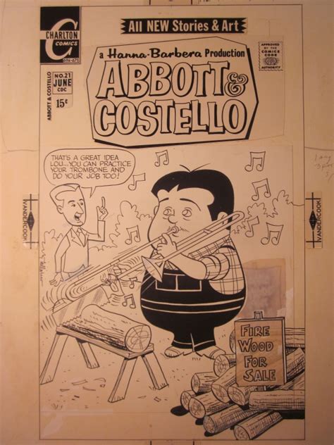 Abbott And Costello 21 In Frank Giellas Charlton Art Comic Art