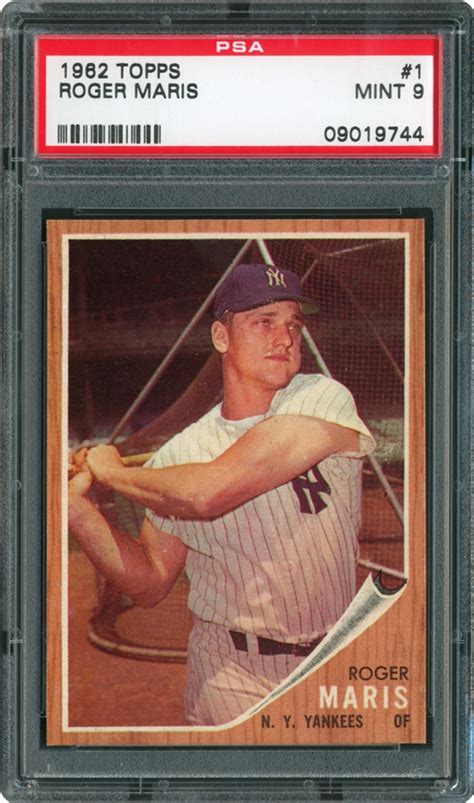 1962 Topps Roger Maris Psa Cardfacts