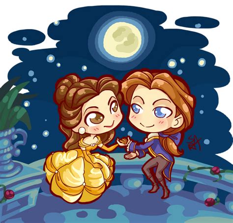Chibi Commission The Beauty And The Prince By Blatterbury On Deviantart