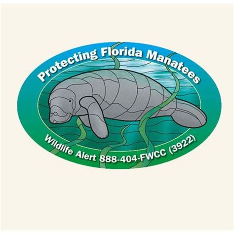 Manatee Decals Fwc