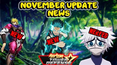 All star tower defense active codes. November UPDATE NEWS!!! Buffs/Nerfs and MORE All Star ...