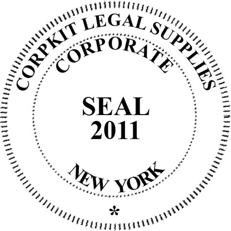 Free corporate seal stamp template - lalafjunction