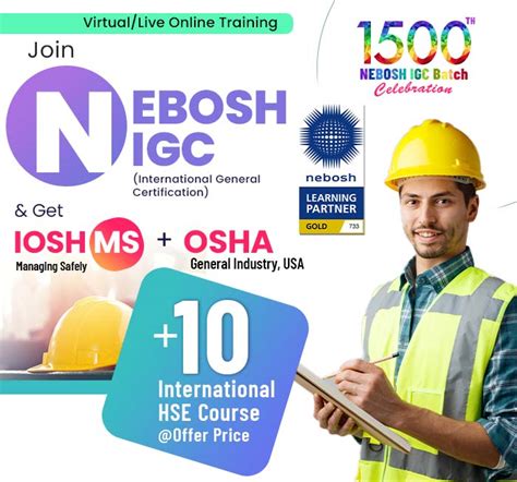 Nebosh Igc Course Training In Bangalore Gold Learning Partner