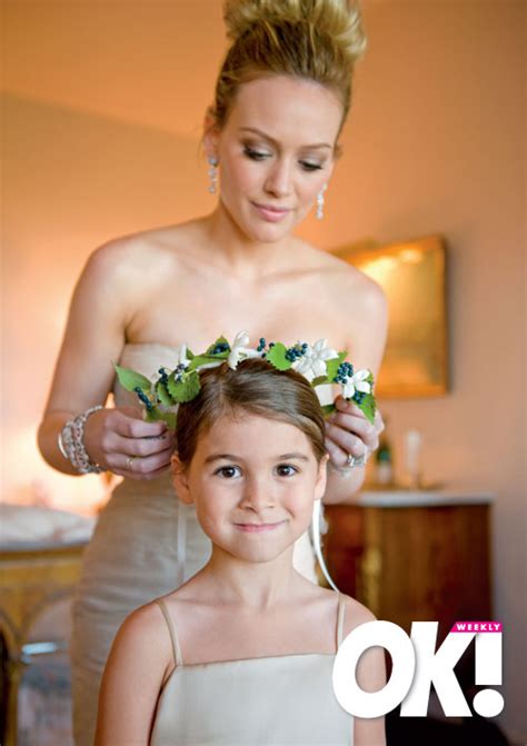 The new dad celebrated by dyeing his hair pink. The Getaway: Fotos: Hilary Duff vestida de noiva