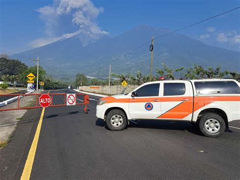 Volc N De Fuego De Guatemala Inicia Erupci N Alertan Por Explosiones