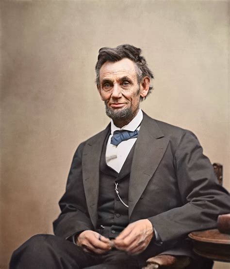 Abraham Lincoln in full color  pics